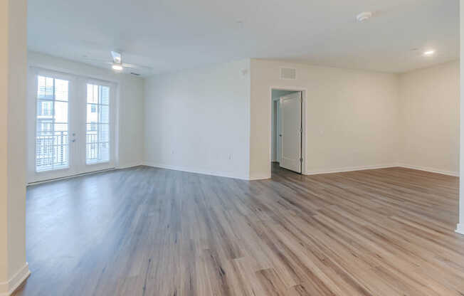 Living Room with Hard Surface Flooring