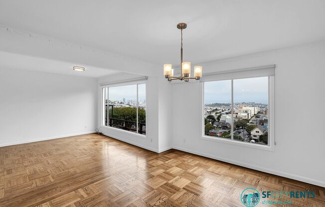 Noe Valley: Single Family Home w/ Views, Deck, A/C, Bonus Room, Workshop & More!