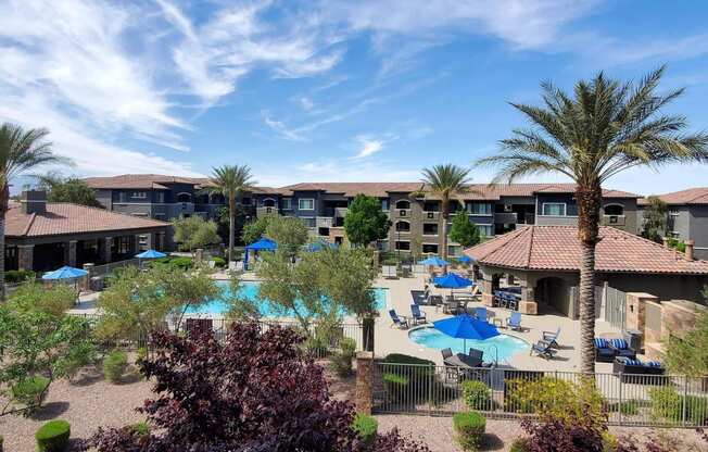 Pool And Surroundings at The Paramount by Picerne, Las Vegas, NV