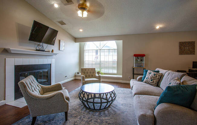 Clubhouse Lounge Area at Park Place Apartments in Las Cruces New Mexico