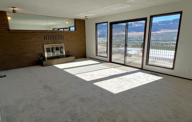 VIEWS and lots of space! Private 4 bed/2.5 bath, two car garage!