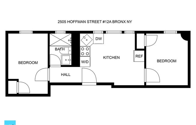 2 beds, 1 bath, 350 sqft, $3,150, Unit 3