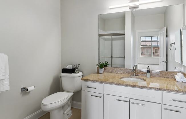 Bathroom at Park Square Apartments, New Jersey, 07065