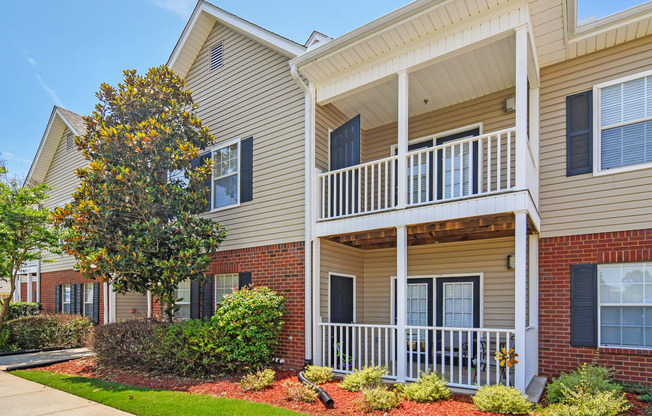 our apartments offer a balcony for residents to enjoy the view of the city