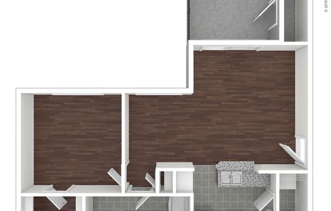 1 bed, 1 bath, 731 sqft, $1,365