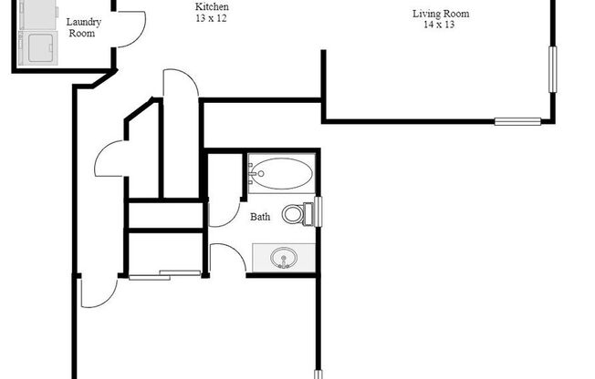 1 bed, 1 bath, 750 sqft, $1,295, Unit 2