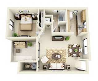 1 bed, 1 bath, 640 sqft, $1,264