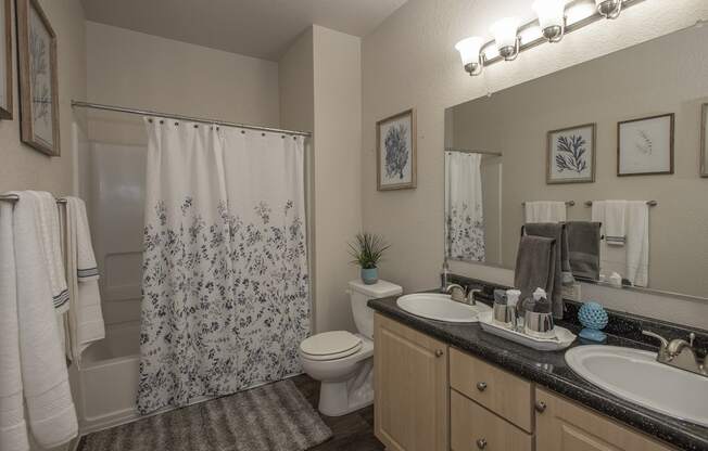 Sunset Summit model bathroom