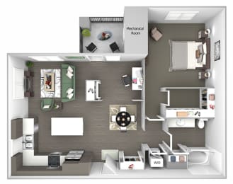 1 bed, 1 bath, 949 sqft, $1,448