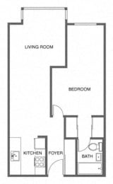 1 bed, 1 bath, $2,899