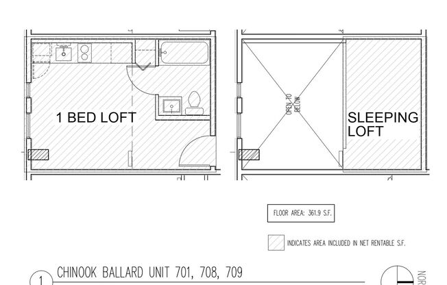1 bed, 1 bath, 595 sqft, $1,760, Unit 708