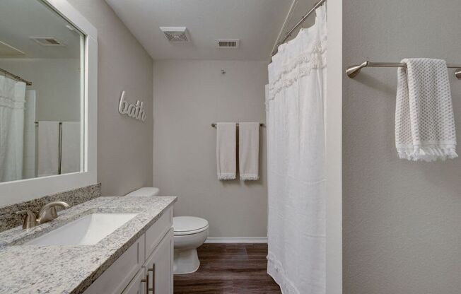 a bathroom with a toilet and a sink and a mirror
