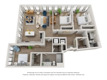 3 beds, 2 baths, 1,440 sqft, $3,155