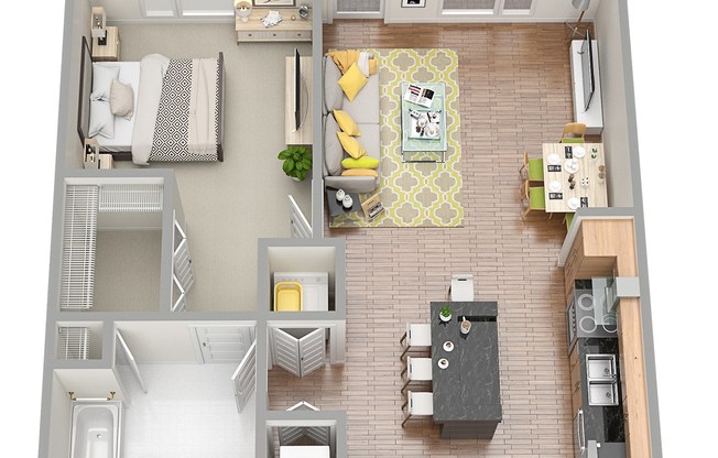 1 bed, 1 bath, 783 sqft, $1,695