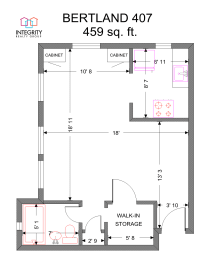 Studio, 1 bath, 459 sqft, $897