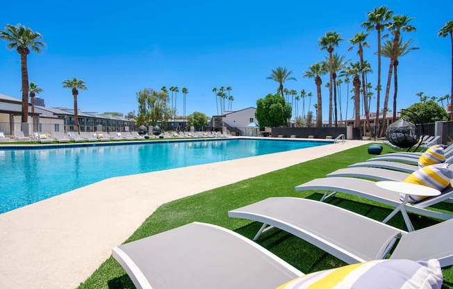 the pool at the resort at longboat key club at Presidio Palms Apartments, Tucson, Arizona