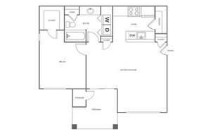 1 bed, 1 bath, 780 sqft, $1,765