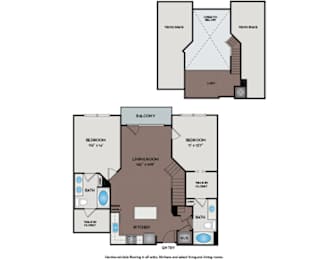 2 beds, 2 baths, 1,238 sqft, $3,280