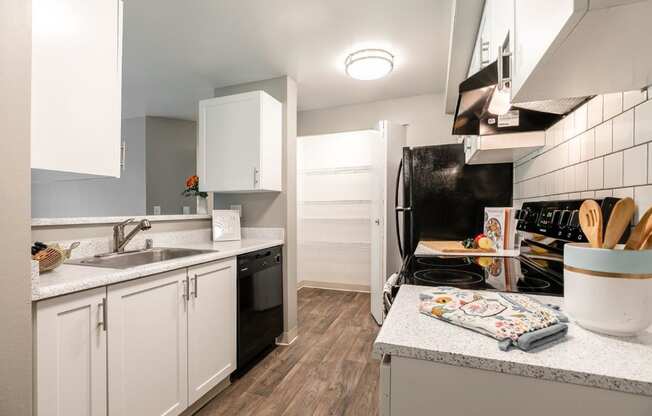 The Stinson Apartment Homes Model Kitchen