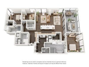 2 beds, 2.5 baths, 1,945 sqft, $14,795