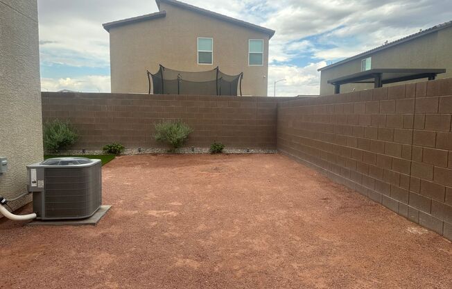 NW!! Gated!! Built 2023!!!! Corner Lot!! Low Maintenance Desert Landscape Front!! Patio & Synthetic Grass in Back!! Pet Friendly!!