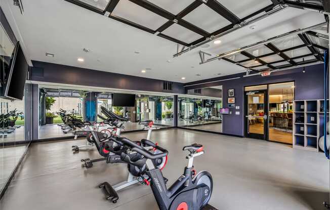 the gym at the m on hennepin apartments