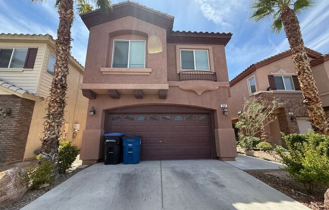 Rhodes Ranch guard gated golf course community home with a bedroom & full bath downstairs! Upstairs the home has an open & spacious loft! Very large master bedroom and bathroom with a huge closet!