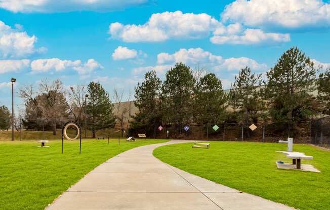 Dog Park at Greensview Apartments in Aurora, Colorado, CO