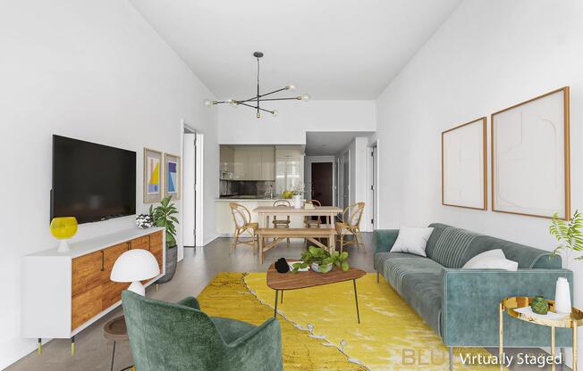 2 beds, 2.5 baths, 1,305 sqft, $9,000, Unit 7-M