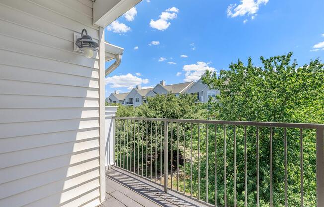 Balcony at The Ridgeleigh at Van Dorn in Alexandria, VA