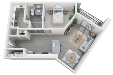 1 bed, 1 bath, 826 sqft, $1,791