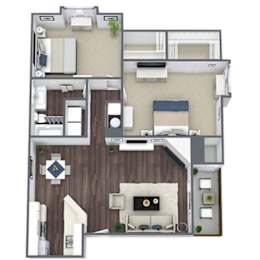 2 beds, 1 bath, 1,000 sqft, $1,912