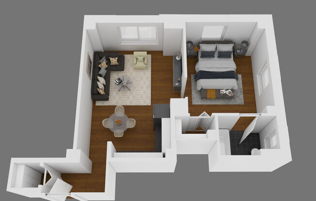 1 bed, 1 bath, $4,195, Unit 227