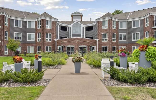 Apartment Entrance View at The Riverwood, Minnesota, 55118