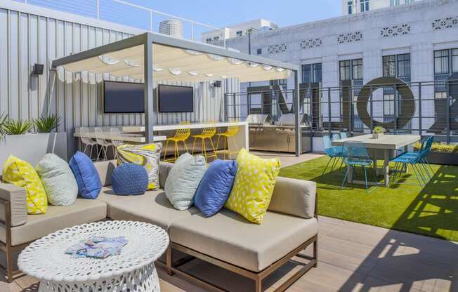 rooftop courtyard