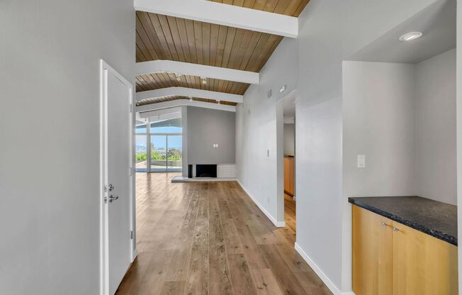 Single story view home overlooking Mission Bay!