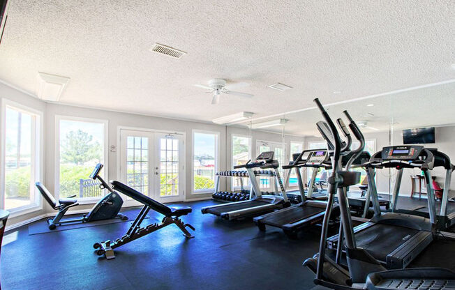 Fitness Center at Apartment Complex