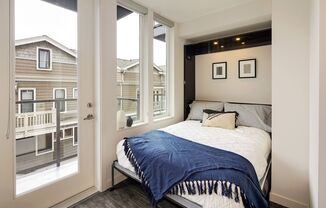 741 Harvard Modern studios with w/d in unit!