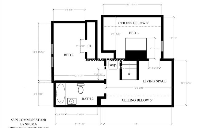 3 beds, 2 baths, 1,800 sqft, $4,000, Unit 2R