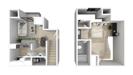 1 bed, 1 bath, 668 sqft, $899