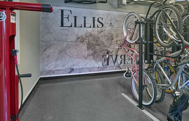 Bicycle Storage/Workstation at Madison Ellis Preserve, Pennsylvania, 19073