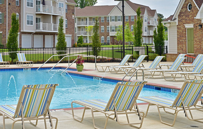 Poolside Sundeck at Irene Woods Apartments, Collierville