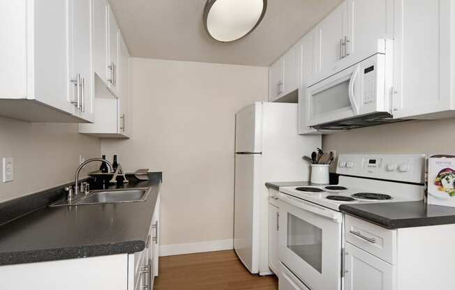 brewster furnished kitchen at Avenue Two Apartments, Redwood City  ,California, 94063