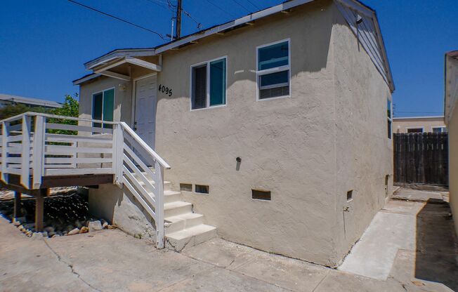 Remodeled single family home with washer/dryer hookups,  patio and garage!