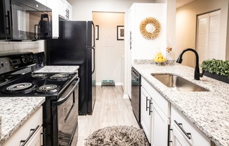 Modern Kitchen with Laundry Room at Grove Point, Norcross, 30093