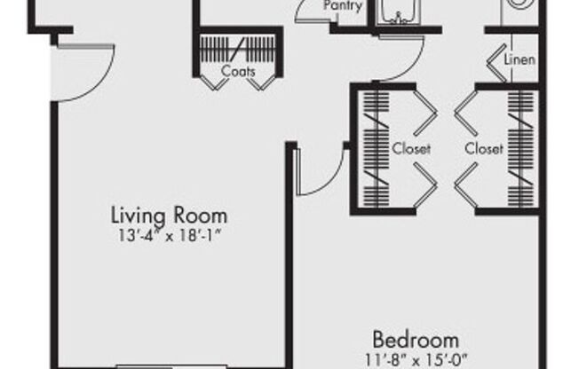 1 bed, 1 bath, 945 sqft, $1,170