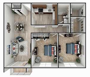 2 beds, 1.5 baths, 1,100 sqft, $2,085