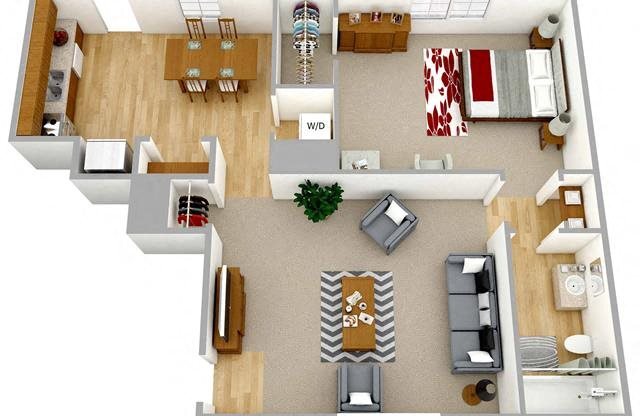 1 bed, 1 bath, 770 sqft, $990