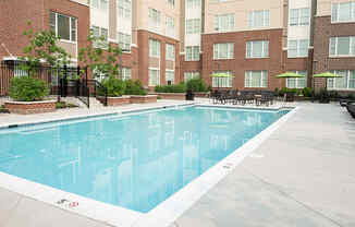 Swimming Pool With Relaxing Sundecks at Link Apartments® Manchester, Richmond, VA
