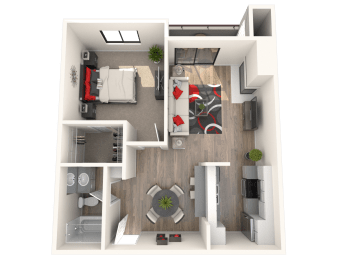 1 bed, 1 bath, 573 sqft, $2,185